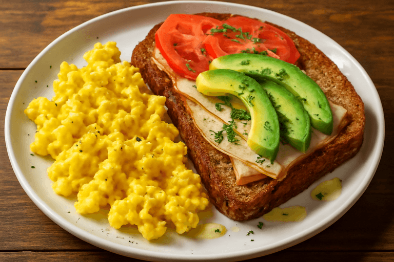 Energiek Klassiek Ontbijtbord