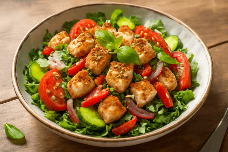 Salade de Poulet Méditerranéenne Légère