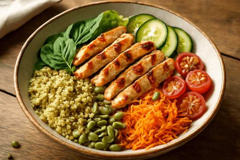 Ensalada Power Bowl de Pollo y Quinoa