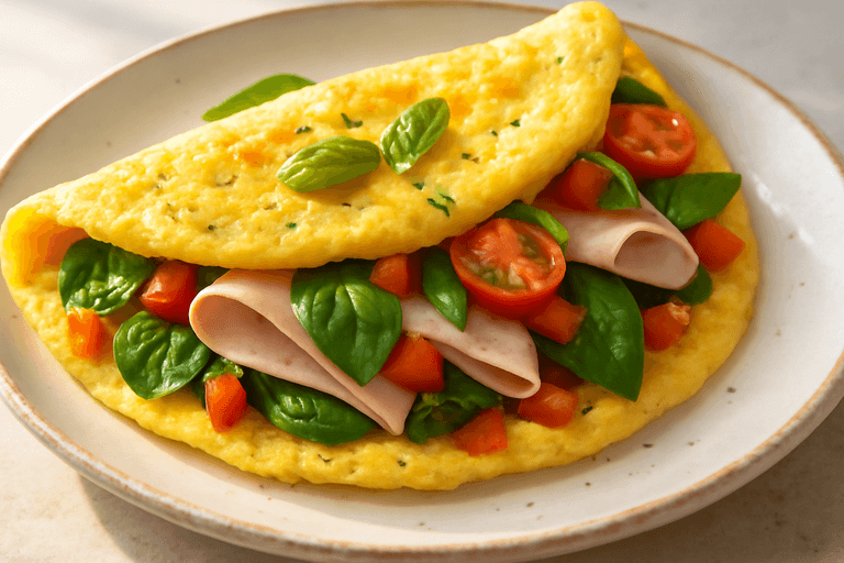 Klassisk Proteinrik Frukostomelett