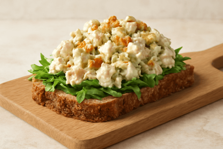 Klassieke Kipsalade met Volkorenbrood