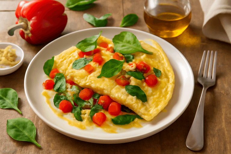 Omelet Sayur Rendah Kalori