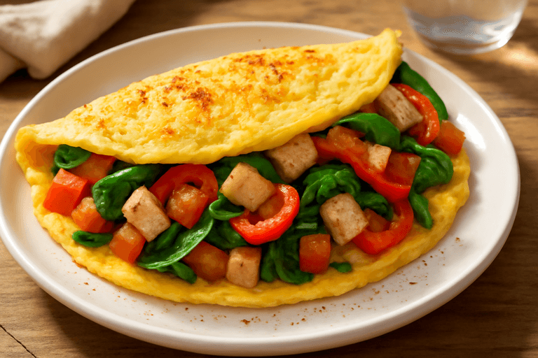 Protein-Packed Classic Veggie Omelette