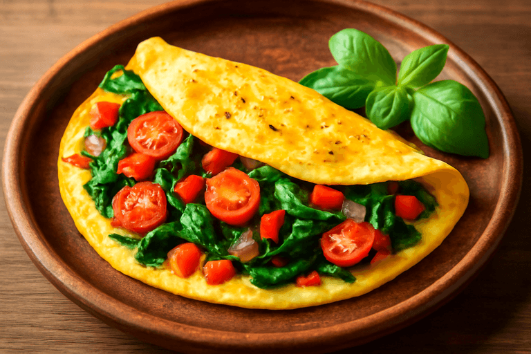 Omelet Sayuran Kaya Protein