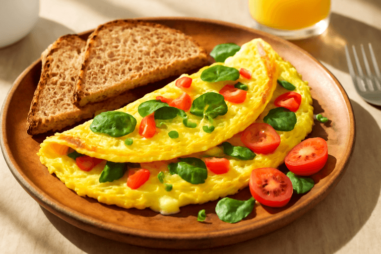 Energieboost Omelet met Volkoren Toast