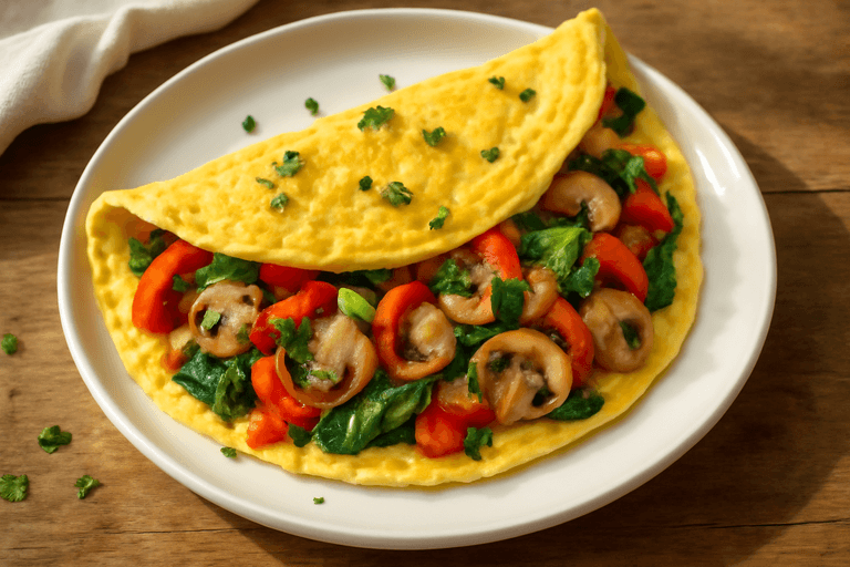 Power Morning Veggie Omelet