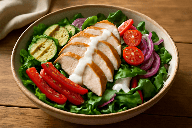 Fresh Grilled Chicken & Veggie Power Bowl