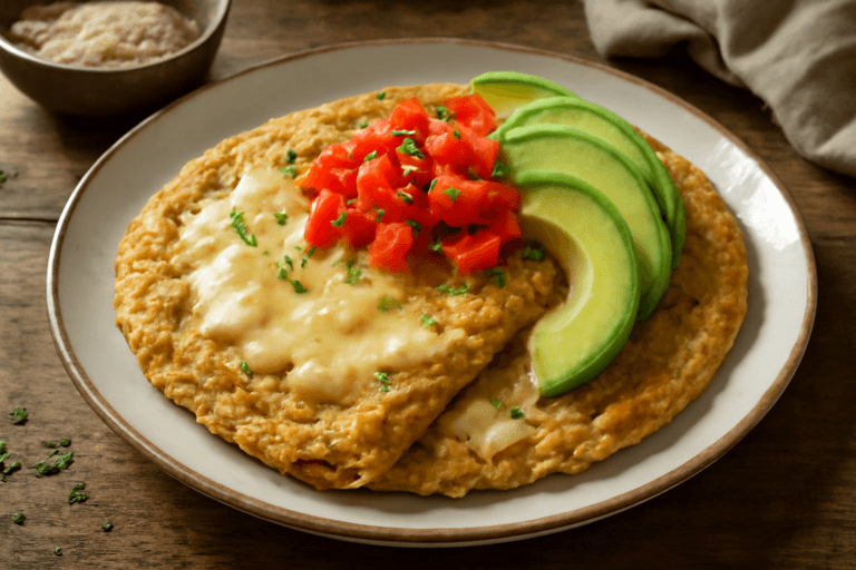 Kraftvolles Protein-Frühstücks-Omlette