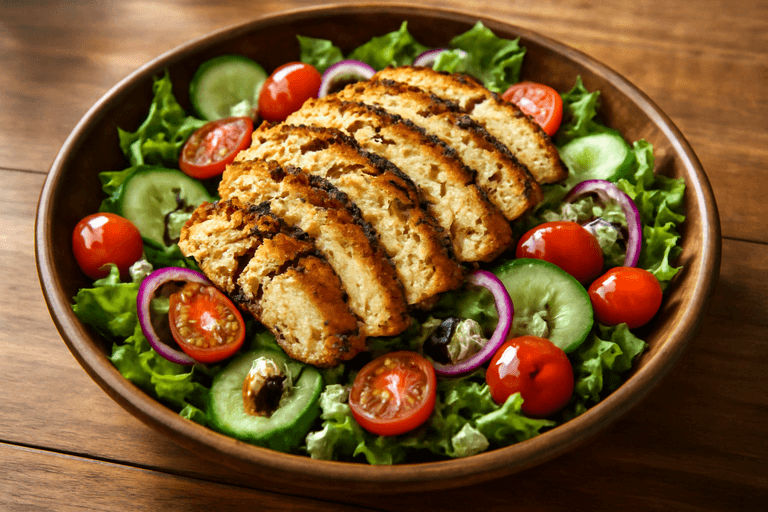 Grilled Lemon Herb Chicken Salad