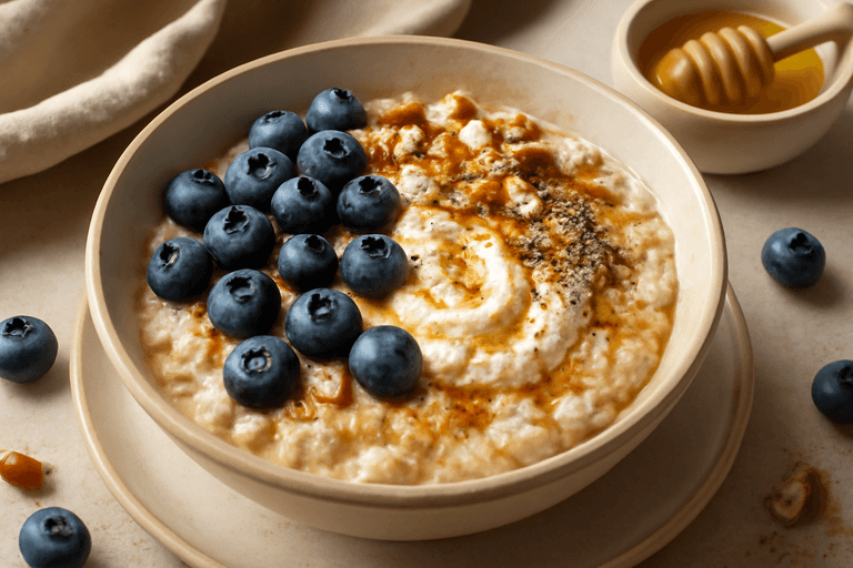 Energieboost Havermout met Bessen & Griekse Yoghurt