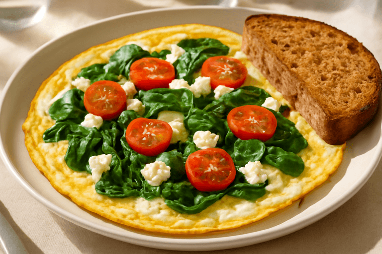 Proteinrik Grekisk Omelett
