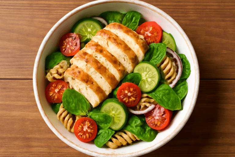 Energirik Kyllingsalat med Fullkorn