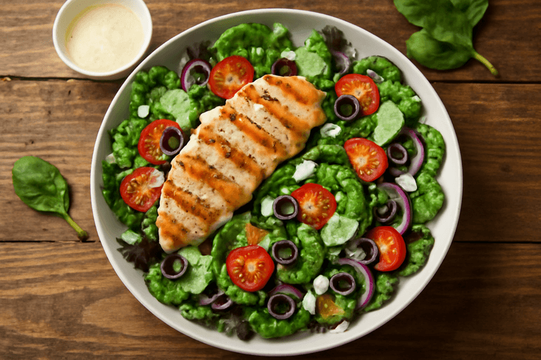 Ensalada de Pollo Mediterránea Ligera