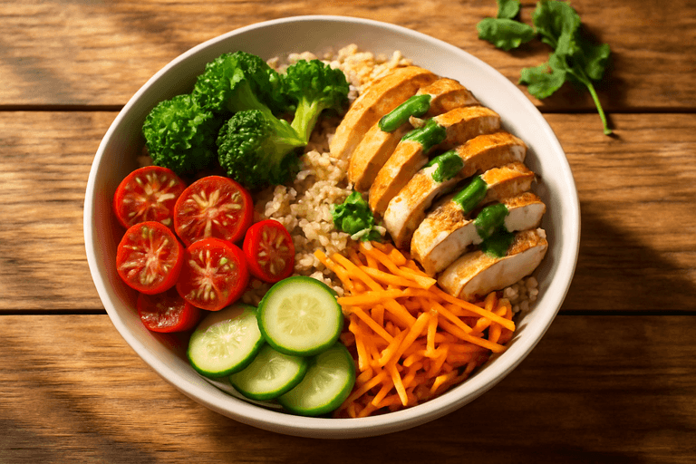Grilled Chicken & Veggie Power Bowl