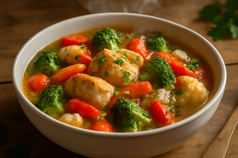 Lätt kycklinggryta med grönsaker