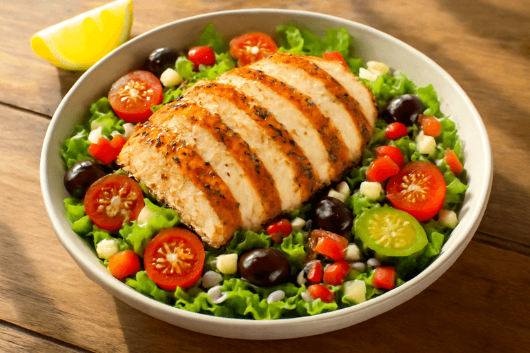 Ensalada de Pollo Mediterránea Ligera