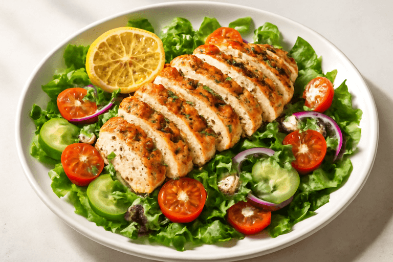 Grilled Lemon-Herb Chicken Salad