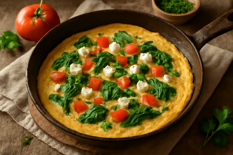 Κλασική Ομελέτα Πρωινού για Ενέργεια & Συγκέντρωση