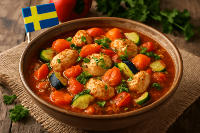 Lätt Kycklinggryta med Grönsaker