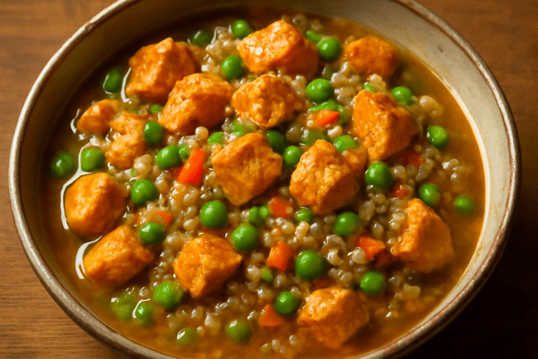 Energieke Kippenrijst Schotel