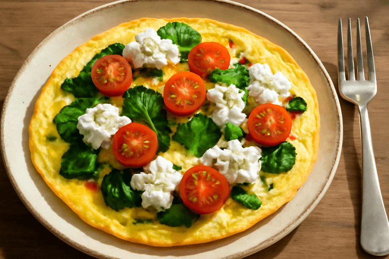 Klassisk proteinrik frukostomelett