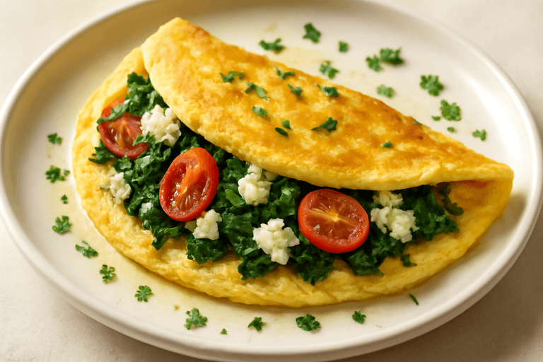 Proteinrik Grekisk Omelett