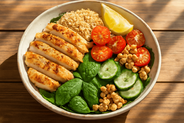 Ensalada Clásica de Pollo y Quinoa