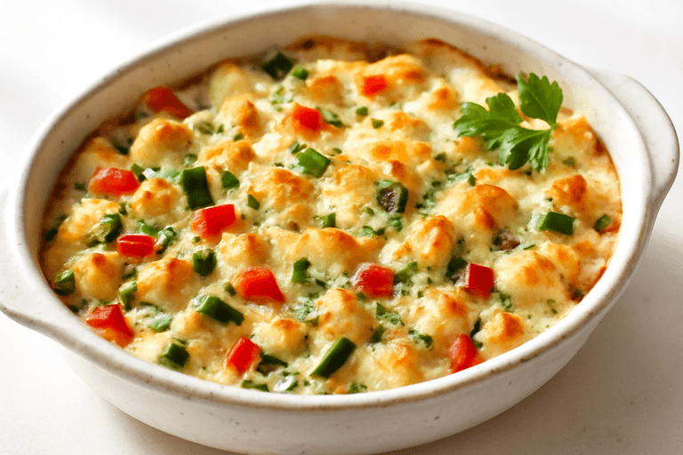 Lätt kycklinggratäng med grönsaker