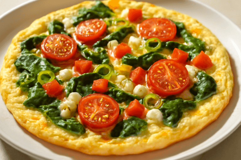 Proteinreiches Gemüse-Omelett für den perfekten Start