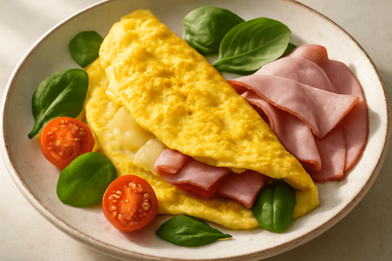 Klassisk proteinrik frukostomelett