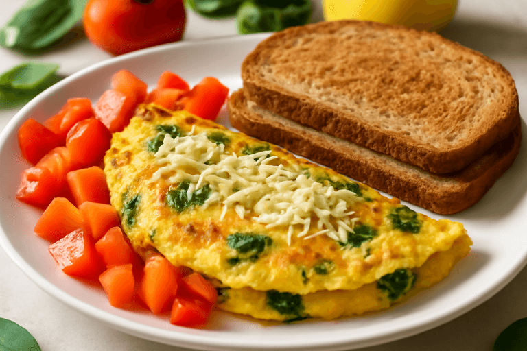 Energieboost Omelet met Volkoren Toast