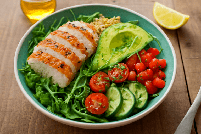 Salade de poulet grillé & quinoa minceur