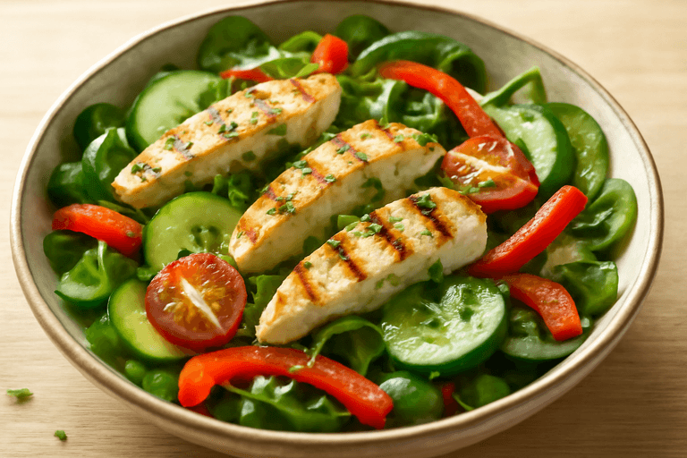 Salată clasică de pui cu legume crocante