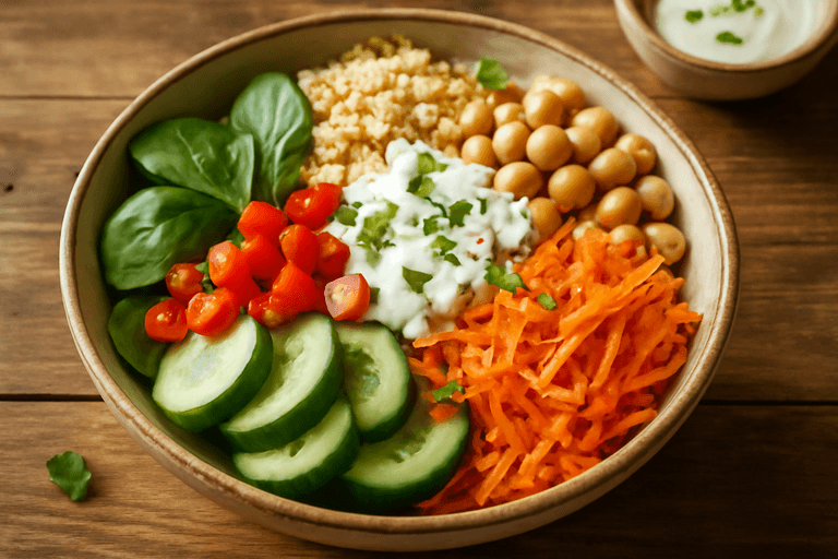 Kleurrijke Groente Quinoa Bowl