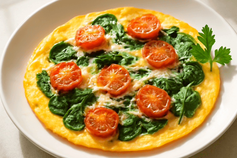 Klassisk proteinrik frukostomelett