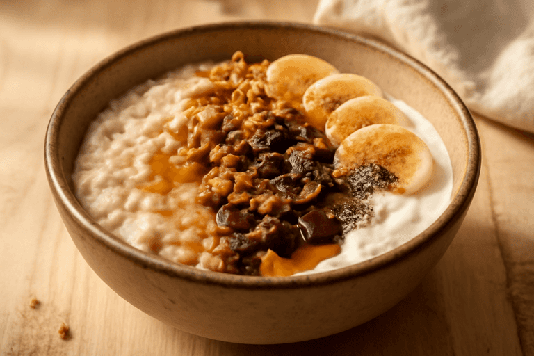 Spierkracht Havermout Ontbijtbowl