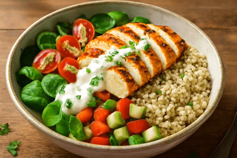 Grilled Chicken & Quinoa Power Bowl