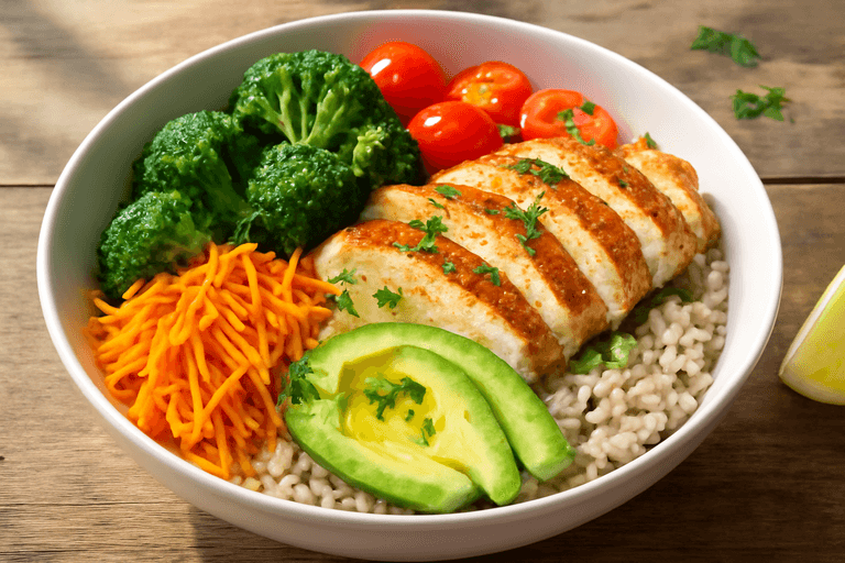 Lean Chicken & Veggie Power Bowl