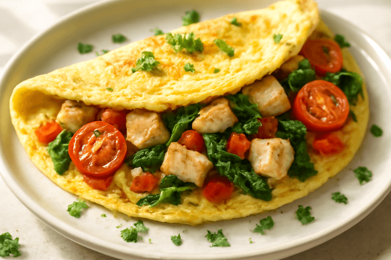 Lean Protein Veggie Omelette