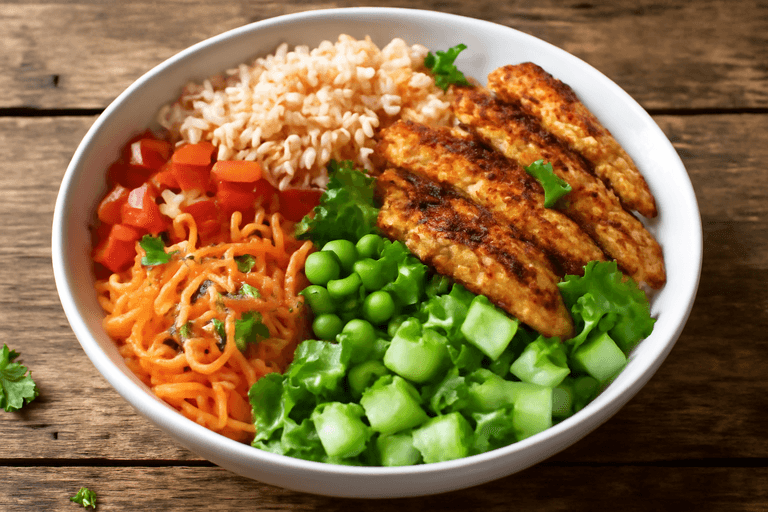 Krachtige Kip & Rijstpowerbowl