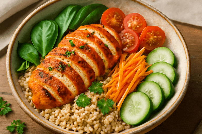 Grilled Chicken & Quinoa Power Bowl