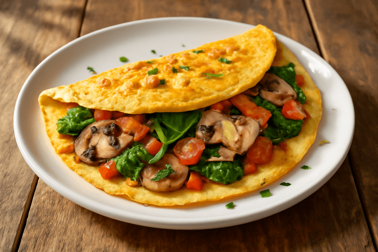 Energieboost Ontbijt Omelet met Groenten