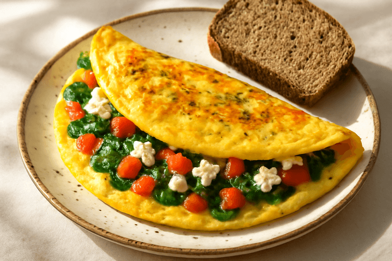 Κλασική Ομελέτα Πρωινού Υψηλής Πρωτεΐνης