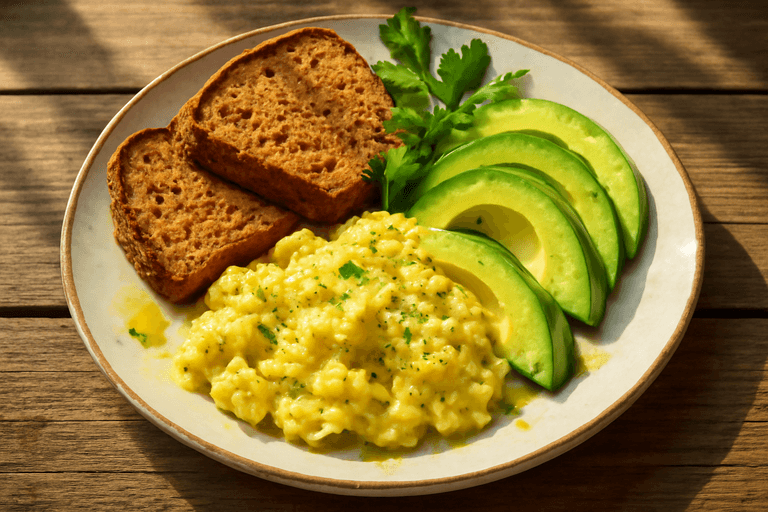 Power Breakfast Classico: Uova Strapazzate con Avocado & Toast