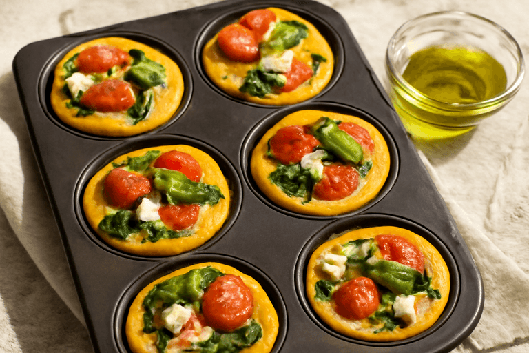 Proteinrika Grekiska Äggmuffins