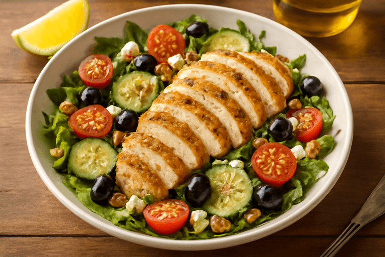 Ensalada de Pollo Mediterránea Ligera