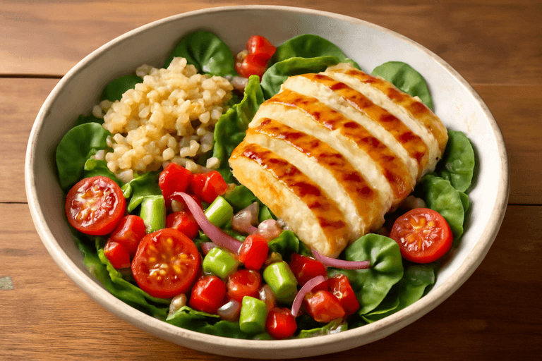 Energie Boost Salade met Gegrilde Kip en Quinoa