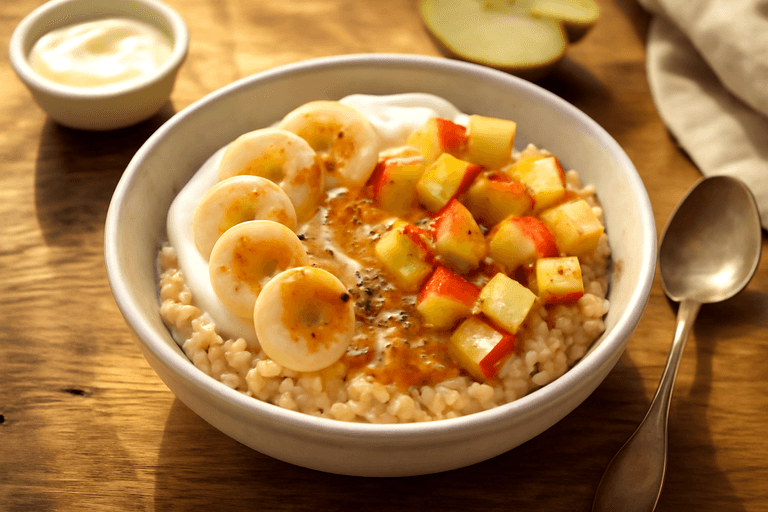 Tazón Energético de Avena y Frutas Clásicas