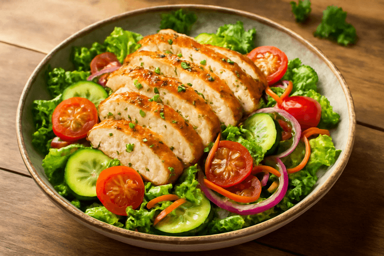 Salade de Poulet Classique et Colorée