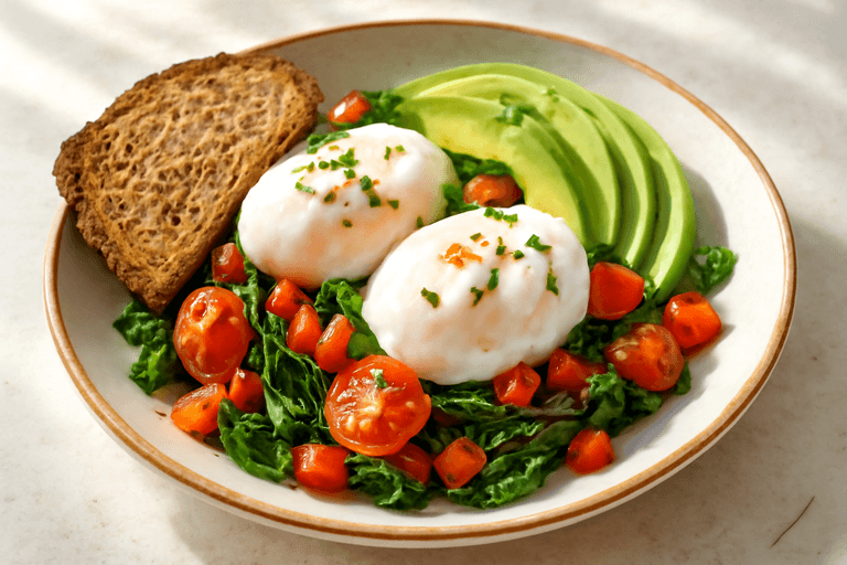 Energizing Veggie & Egg Breakfast Bowl